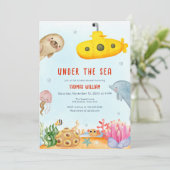 海の赤ちゃん航海ののシャワーの下で 招待状 (スタンド正面)