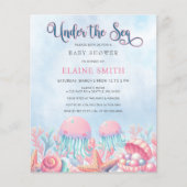 海の赤ん坊のシャワーの下でサンゴを予算にする (正面)