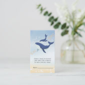 海の赤ん坊のシャワーの下で鯨 エンクロージャーカード (スタンド正面)