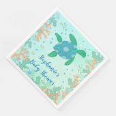 海の赤ん坊のシャワーの下のカメ (コーナー)