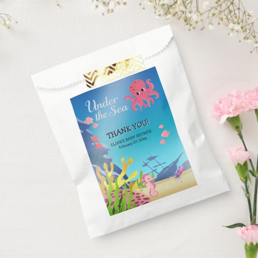 海の赤ん坊のシャワーの下の残骸 フェイバーバッグ (封をした状態)