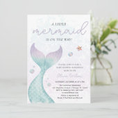 海の赤ん航海の坊のシャワーの下の人魚のひいさま 招待状 (スタンド正面)