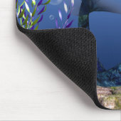 海の赤毛の人魚のマウスパッドの下 マウスパッド (コーナー)