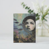 海の超現実的な景色 ポストカード (スタンド正面)