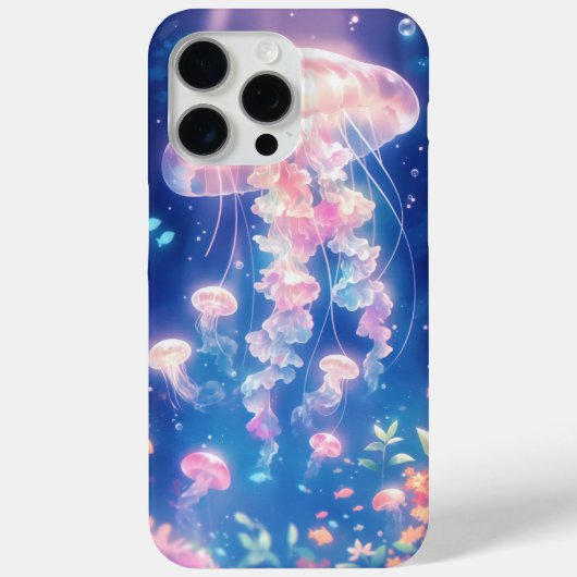 海の輝く幽霊 クラゲ Case-Mate iPhoneケース (裏面)