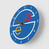 海の輪 ラウンド壁時計 (傾斜)