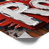 海の轟音：ポスト・パンク・ライオン ポスター (角)