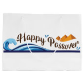 海の過ぎ越しの別れ ラージペーパーバッグ (裏面)