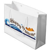 海の過ぎ越しの別れ ラージペーパーバッグ (正面アングル)