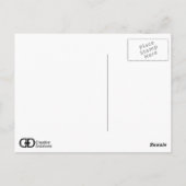 海の郵便はがきによるビーチ小屋 ポストカード (裏面)