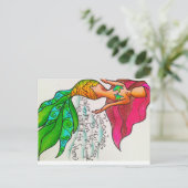 海の郵便はがきを交差させて下さい ポストカード (スタンド正面)