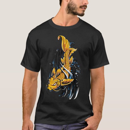 海の野生の魚 Tシャツ (正面)