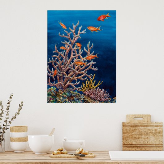 海の金魚 ポスター (キッチン)