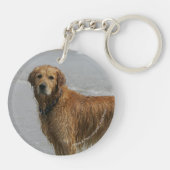 海の金Retreiver キーホルダー (裏面)