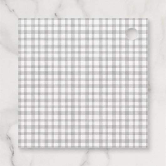 海の錨の車の葉の花のウェディングシャワー フェイバータグ (裏面)