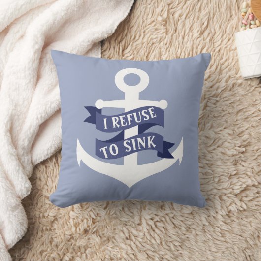 海の錨 私は沈まない クッション (ブランケット)
