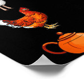 海の雌羊と鶏のユーモアあふれるティージョーク名言ポスター 男女 ポスター (角)