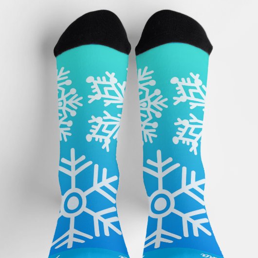 海の雪 ソックス (上部)