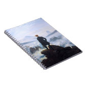 海の霧の上を放浪カスパルDavid Friedrich ノートブック (右側)