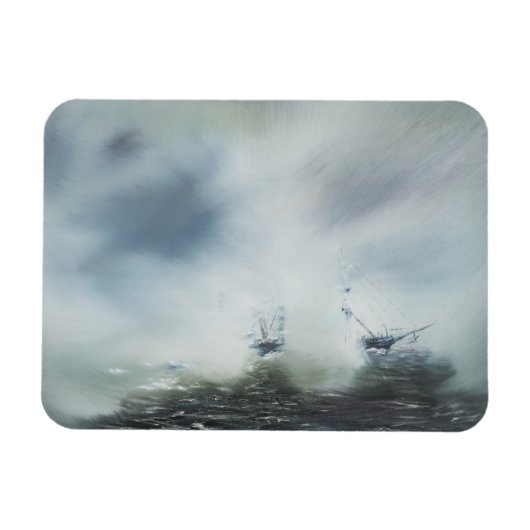 海の霧の船長でクリアをdicovery マグネット (横)