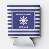 海の青いストライプクーラー 船舶名 缶クーラー (裏面)