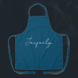 海の青いプレーンエレガントの追加モダン名 エプロン<br><div class="desc">自分を代表モダンしてエレガントデザイン。このテンプレートは全カスタマイズてのプロフェッショナルの職業に合わせることができる。</div>