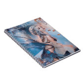 海の青い水の色の人魚の下 ノートブック (右側)