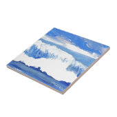 海の青い海洋波の海景の好み タイル (側面)