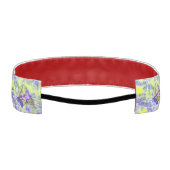 海の青い紫の水色の海絵画のセル アスレチックヘッドバンド (裏面)