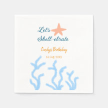 海の青い誕生日の下で貝打ちしよう