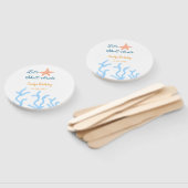 海の青い誕生日の下で貝打ちしよう ハンドファン (組立なし)