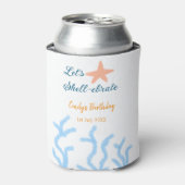 海の青い誕生日の下で貝打ちしよう 缶クーラー (缶正面)