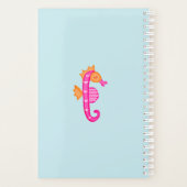 海の青の下の人魚パーソナライズされた プランナー手帳 (裏面)