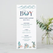 海の青の水色の下Ohボーイシャワーメニュー メニュー (スタンド正面)