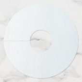 海の青 水彩 デスティネーション ウェディング オーダーメイド ワイングラスタグ (裏面)