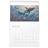 海の静けさ – 波の下の旅 カレンダー (1月 2027)