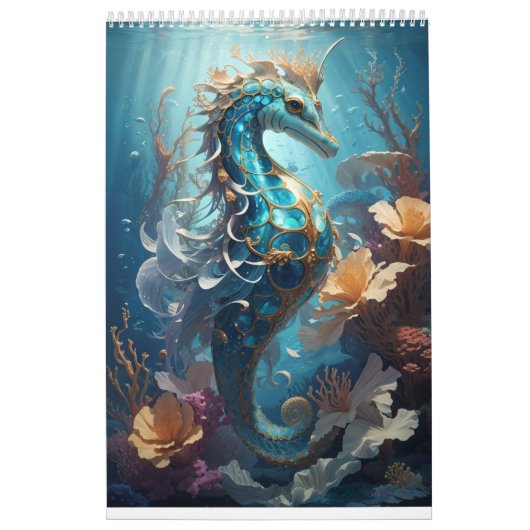 海の静けさ – 波の下の旅 カレンダー (カバー)