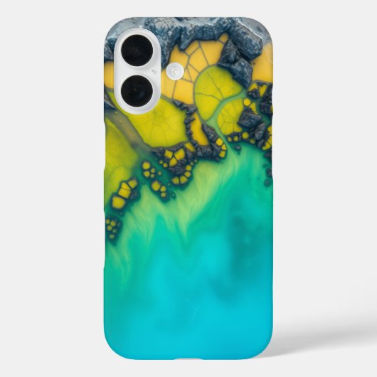 海の静寂:穏やかな海の岬 Case-Mate iPhoneケース (裏面)