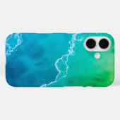海の静寂:穏やかな海の岬 Case-Mate iPhoneケース (裏面 (横))