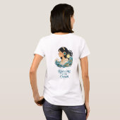海の音に耳を澄ませて Tシャツ (裏面フル)