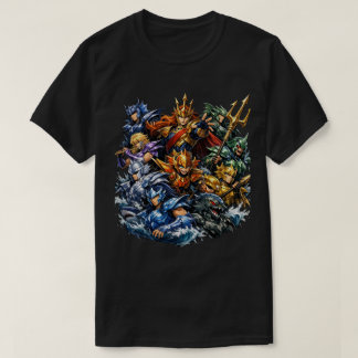 海の領域の伝説の戦士たち Tシャツ