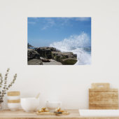 海の風の波 ポスター (キッチン)