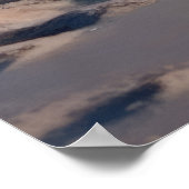 海の風景の瞑想穏やかな静かな ポスター (角)