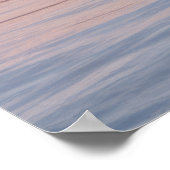 海の風景の瞑想穏やかな静かな ポスター (角)