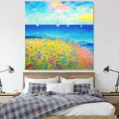 海の風景08 キャンバスプリント (インサイチュ (寝室))