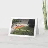 海の風景、義理の息子、父の日カード カード (正面)