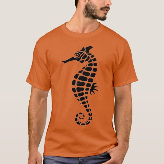 海の馬のギフト Tシャツ (正面)