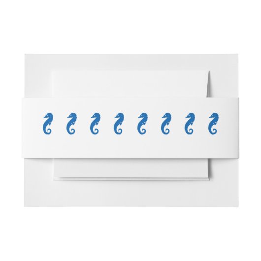 "海の馬のセレニティ"ベリーバンド（水平） 招待状ベリーバンド (正面例)