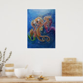 海の馬の服装 ポスター (キッチン)