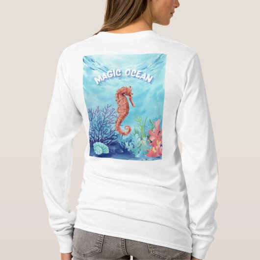 海の馬 Tシャツ (裏面)